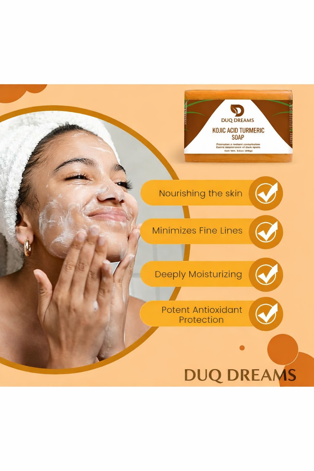 Kojic Acid & Turmeric Soap